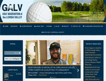 Tablet Screenshot of galvgolf.com